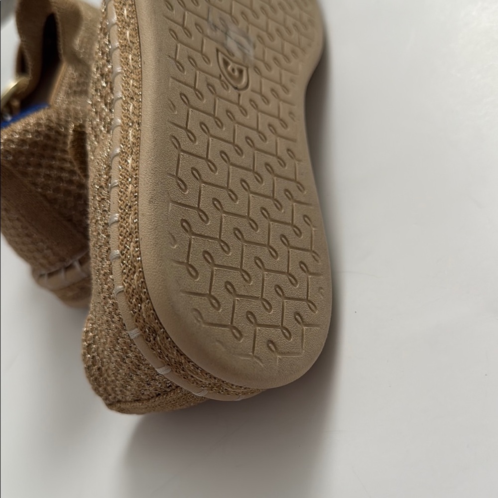 Rothy's Metallic Golden Sun Espadrille Mary Jane - Metallic Gold - Picture 5 of 9